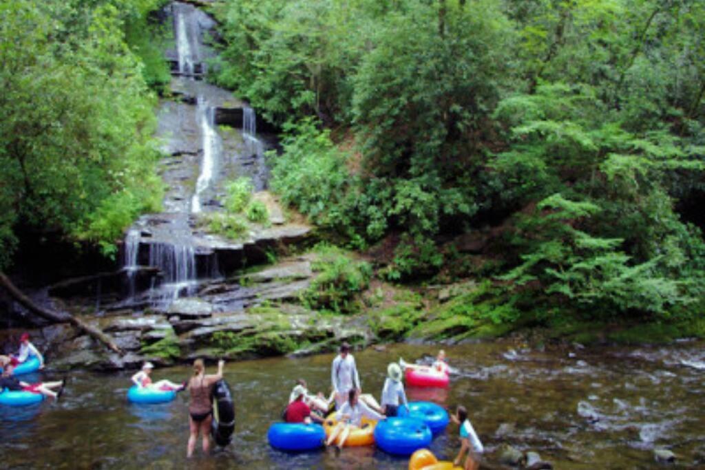 Villa Honeymoon Getaway In Woods Near Noc And Smoky Mtn Rr Bryson City Exterior foto